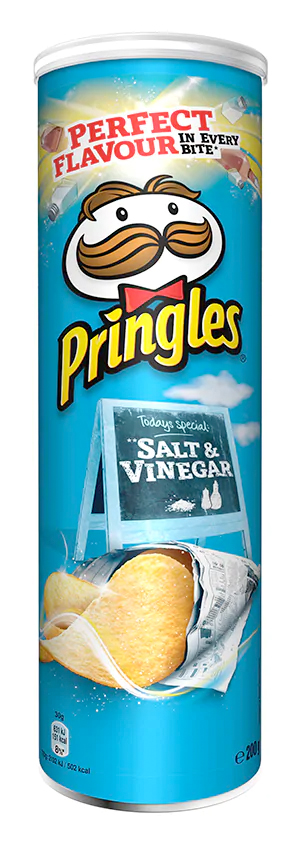 Pringles Salt & Vinegar 19x165g